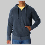Comfort Colors Adult Garment-Dyed Heavyweight Frayed Full-Zip Hooded Sweatshirt