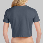 Ladies' Poly-Cotton Crop T-Shirt