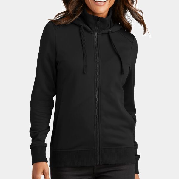 Women's Smooth Fleece Hooded Jacket Thumbnail
