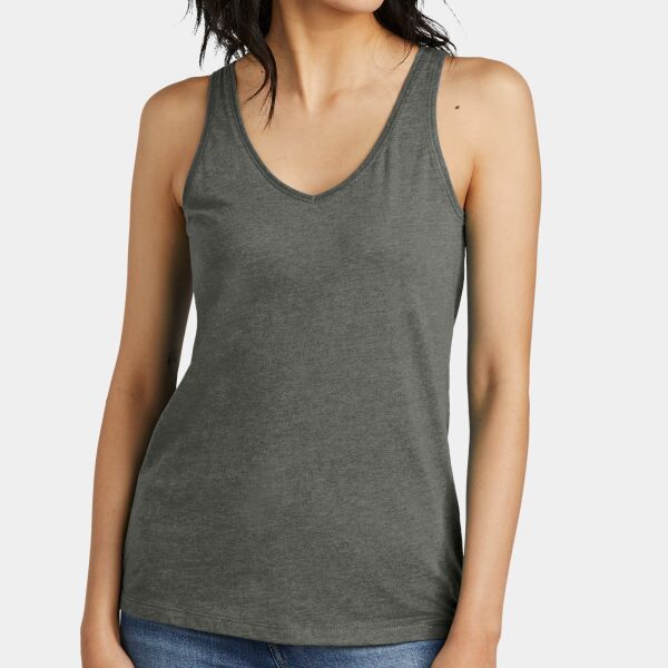 Women's Perfect Blend ® CVC V Neck Tank Thumbnail