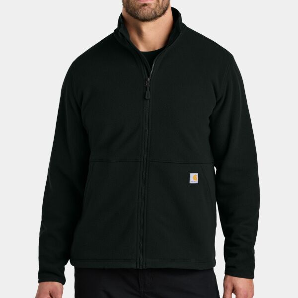 Textured Full Zip Fleece Jacket Thumbnail