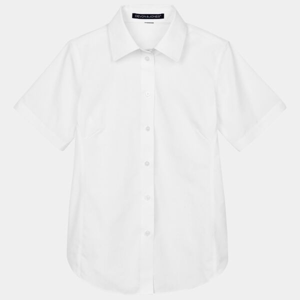 Women's Crown Collection® Broadcloth Short Sleeve Woven Dress Shirt Thumbnail