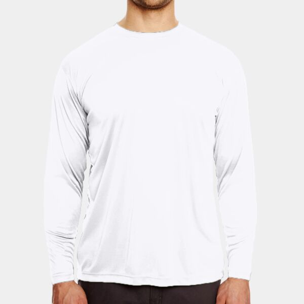 Men's Cool & Dry Sport Long Sleeve Performance Interlock T-Shirt Thumbnail