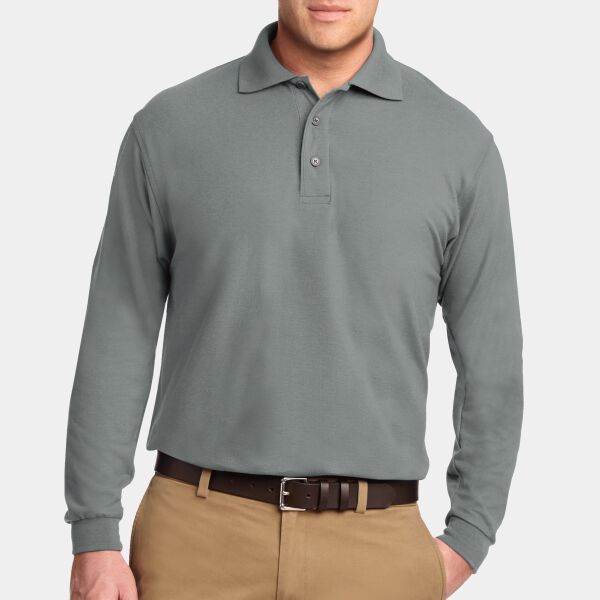 Silk Touch Long Sleeve Polo Thumbnail
