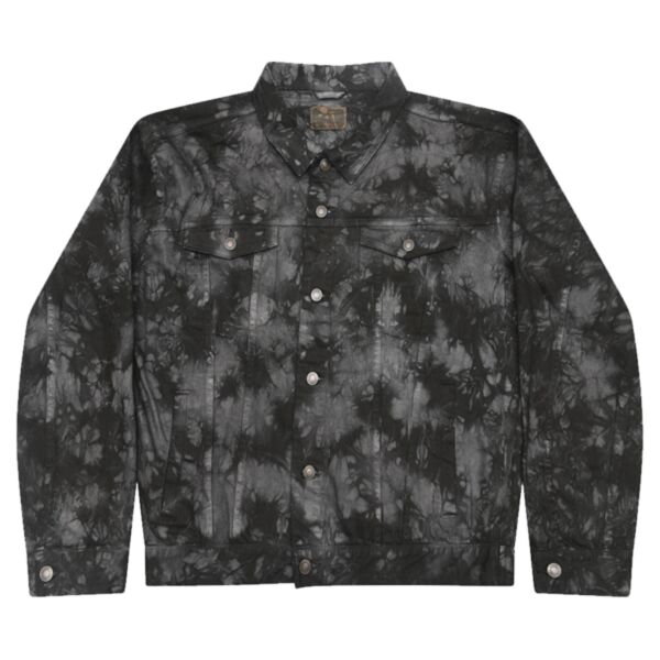 Unisex Tie-Dyed Denim Jacket Thumbnail