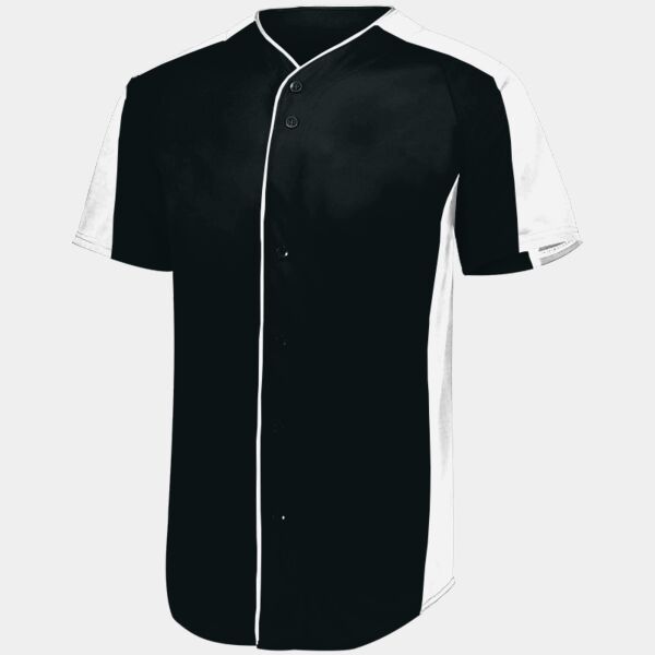 Men's Full Button Baseball Jersey Thumbnail