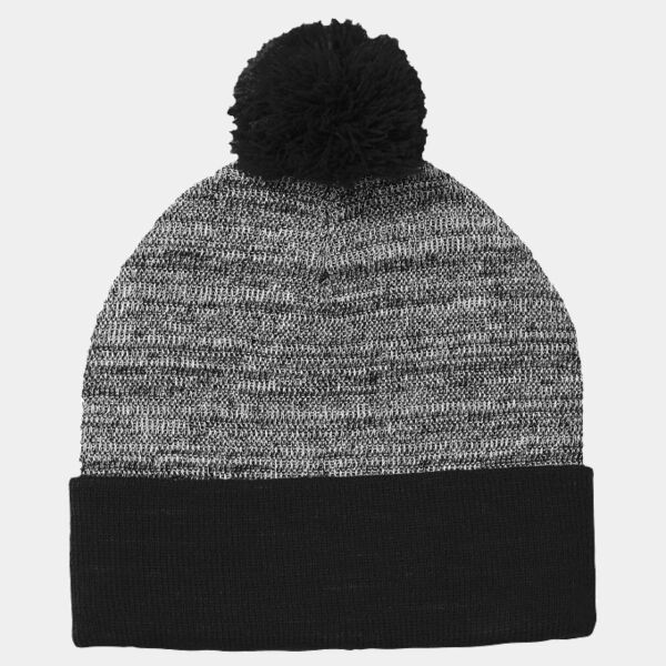 Heather Pom Pom Beanie Thumbnail