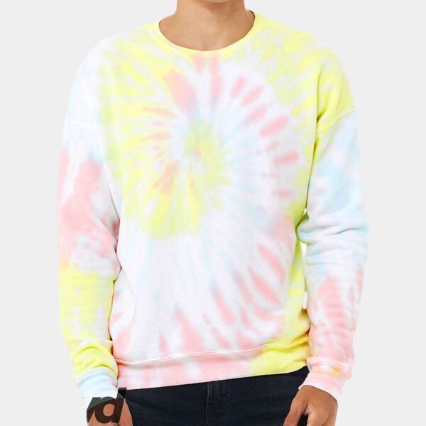 Unisex FWD Fashion Tie-Dyed Crewneck Sweatshirt Thumbnail