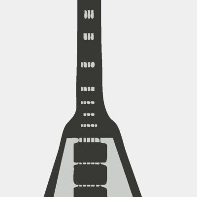 Music   V Shaped Stratocaster Guitar Thumbnail