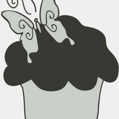 Girly   Cupcake and Butterfly Thumbnail