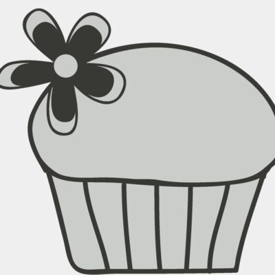 Girly   Cupcake and Flower Thumbnail