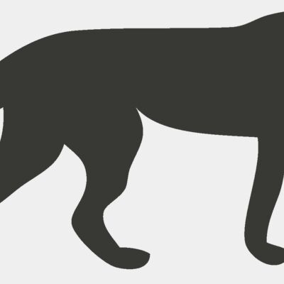 Animal Shilouette   Panther Jaguar Thumbnail