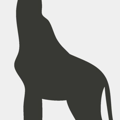 Animal Shilouette   Giraffe 2 Thumbnail