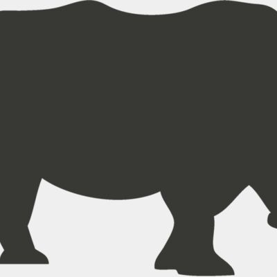 Animal Shilouette   Hippopotamus Thumbnail