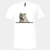 Unisex Jersey Short-Sleeve V-Neck T-Shirt Thumbnail