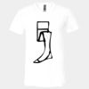 Unisex Jersey Short-Sleeve V-Neck T-Shirt Thumbnail