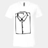 Unisex Jersey Short-Sleeve V-Neck T-Shirt Thumbnail