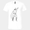 Unisex Jersey Short-Sleeve V-Neck T-Shirt Thumbnail