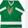 Philly Express two color polyester mesh hockey jerseys are 150 denier heavy polyester mesh. Ribbed k Thumbnail