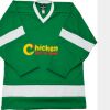 Philly Express two color polyester mesh hockey jerseys are 150 denier heavy polyester mesh. Ribbed k Thumbnail