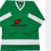Philly Express two color polyester mesh hockey jerseys are 150 denier heavy polyester mesh. Ribbed k Thumbnail