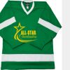Philly Express two color polyester mesh hockey jerseys are 150 denier heavy polyester mesh. Ribbed k Thumbnail
