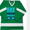 Philly Express two color polyester mesh hockey jerseys are 150 denier heavy polyester mesh. Ribbed k Thumbnail