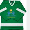 Philly Express two color polyester mesh hockey jerseys are 150 denier heavy polyester mesh. Ribbed k Thumbnail