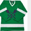 Philly Express two color polyester mesh hockey jerseys are 150 denier heavy polyester mesh. Ribbed k Thumbnail