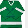 Philly Express two color polyester mesh hockey jerseys are 150 denier heavy polyester mesh. Ribbed k Thumbnail