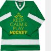 Philly Express two color polyester mesh hockey jerseys are 150 denier heavy polyester mesh. Ribbed k Thumbnail