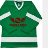 Philly Express two color polyester mesh hockey jerseys are 150 denier heavy polyester mesh. Ribbed k Thumbnail