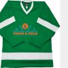 Philly Express two color polyester mesh hockey jerseys are 150 denier heavy polyester mesh. Ribbed k Thumbnail
