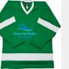 Philly Express two color polyester mesh hockey jerseys are 150 denier heavy polyester mesh. Ribbed k Thumbnail