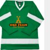 Philly Express two color polyester mesh hockey jerseys are 150 denier heavy polyester mesh. Ribbed k Thumbnail