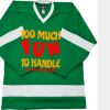 Philly Express two color polyester mesh hockey jerseys are 150 denier heavy polyester mesh. Ribbed k Thumbnail