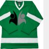 Philly Express two color polyester mesh hockey jerseys are 150 denier heavy polyester mesh. Ribbed k Thumbnail