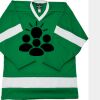 Philly Express two color polyester mesh hockey jerseys are 150 denier heavy polyester mesh. Ribbed k Thumbnail