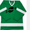 Philly Express two color polyester mesh hockey jerseys are 150 denier heavy polyester mesh. Ribbed k Thumbnail