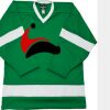 Philly Express two color polyester mesh hockey jerseys are 150 denier heavy polyester mesh. Ribbed k Thumbnail