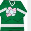 Philly Express two color polyester mesh hockey jerseys are 150 denier heavy polyester mesh. Ribbed k Thumbnail